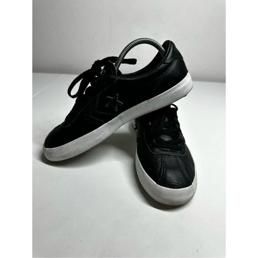 Converse All Star Breakpoint OX Sneakers Leather Black White Womens Sz 8 157802C - Picture 5 of 14